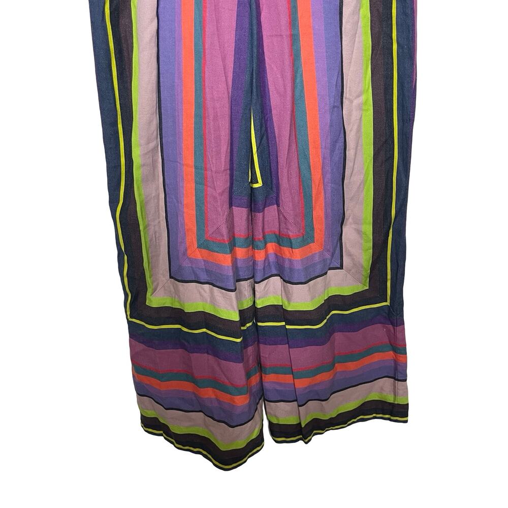 Mara Hoffman Multicolor Striped Wide-Leg Pants - Picture 6 of 8